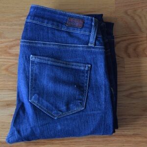 PAIGE Women's Skinny Jeans in Dark Blue